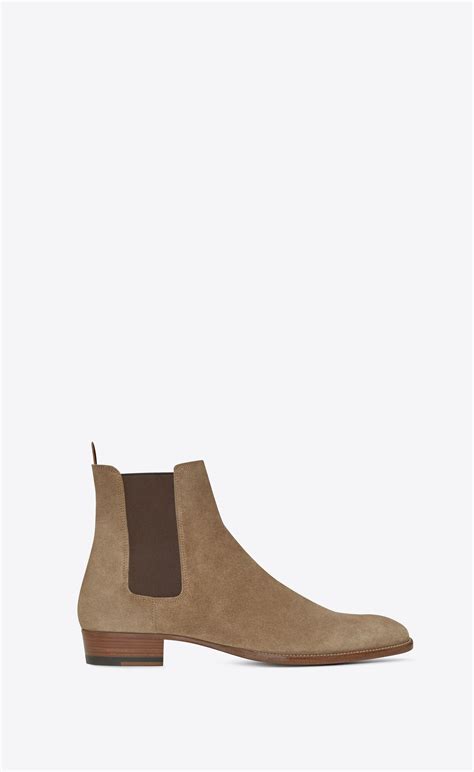 ysl pink men boots|YSL chelsea boots men's.